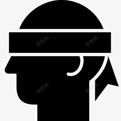 眼罩睡眠面具视力预防图标svg_新图网 https://ixintu.com 人 人质 囚犯 头戴 感官退化 眼罩 睡眠面具 绑架 致残视力 视力预防