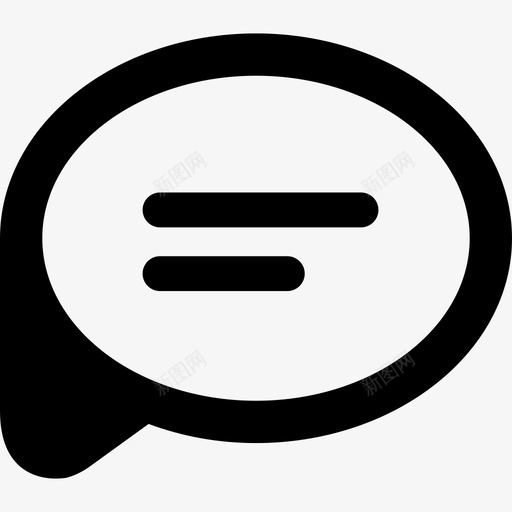 评论语音气泡讲话图标svg_新图网 https://ixintu.com baloon 推送 文本 注释 消息 短信 聊天 讲话 评论 语音气泡