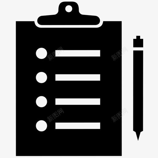 调查剪贴板数据收集图标svg_新图网 https://ixintu.com 剪贴板 数据收集 研究 调查 问卷调查
