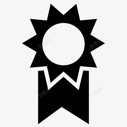 丝带欣赏奖励图标svg_新图网 https://ixintu.com 丝带 奖励 奖品 奖章 明星 欣赏 认可