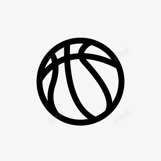 篮球田径弹跳图标svg_新图网 https://ixintu.com 体育 娱乐 弹跳 田径 篮球 运球