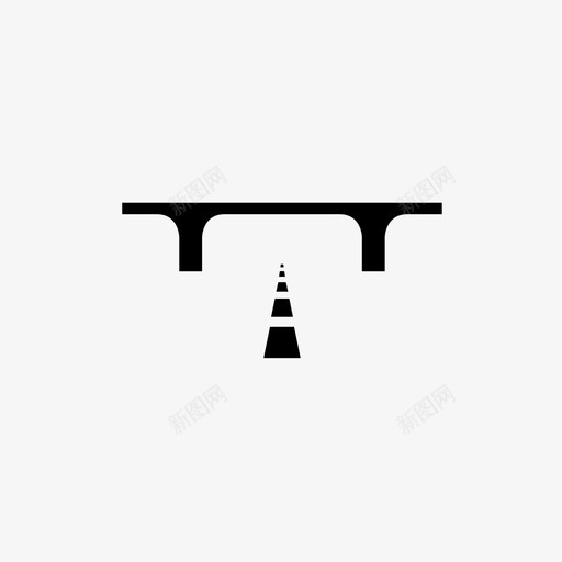 桥梁立交桥道路图标svg_新图网 https://ixintu.com 桥梁 立交桥 街桥 道路