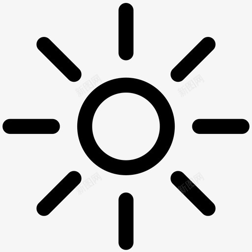 阳光明亮灯光灯光开关图标svg_新图网 https://ixintu.com 明亮 灯光 灯光开关 阳光