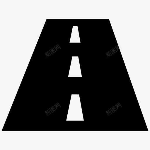街道轨道路线图标svg_新图网 https://ixintu.com 分隔带 小路 街道 路线 路边 车道 轨道 道路 高速公路