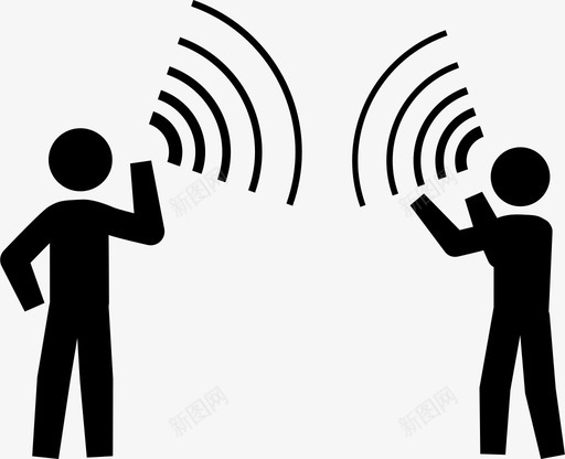 说话宣布交流图标svg_新图网 https://ixintu.com 交流 喊叫 宣布 男人 留言 说话 谈话
