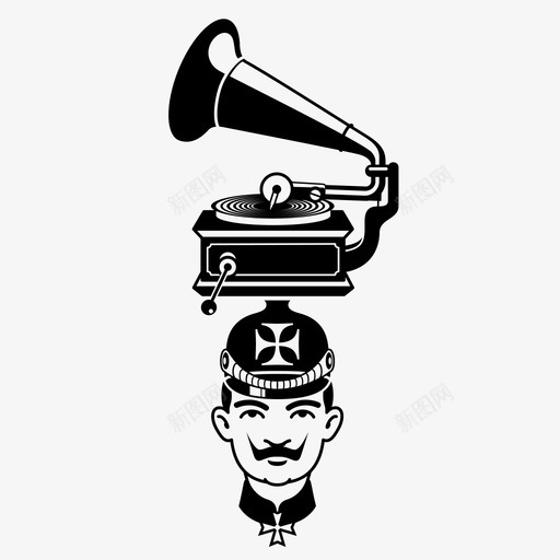 德国凯撒音乐图标svg_新图网 https://ixintu.com 德国凯撒音乐