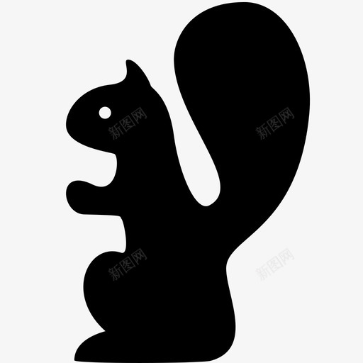 松鼠动物坚果害虫啮齿动物图标svg_新图网 https://ixintu.com 动物 啮齿动物 坚果 害虫 松鼠 树