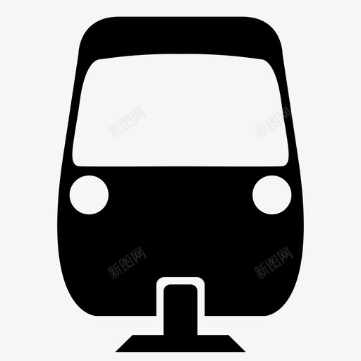 有轨电车单轨轨道图标svg_新图网 https://ixintu.com 单轨 有轨电车 火车 轨道 运输