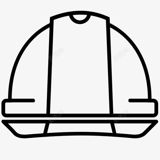 安全帽结构头套图标svg_新图网 https://ixintu.com 头套 安全 安全帽 结构 防护