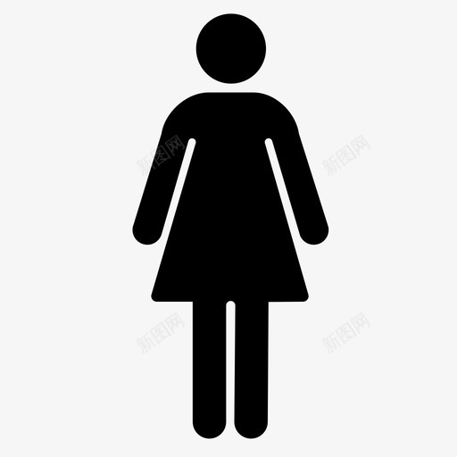 女人女孩人图标svg_新图网 https://ixintu.com 人 女人 女人浴室 女孩