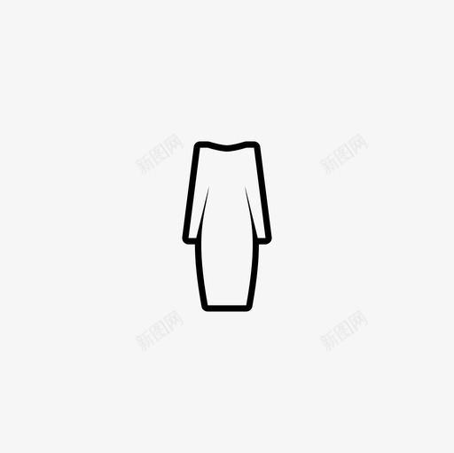 连衣裙衣服优雅图标svg_新图网 https://ixintu.com 优雅 女士 时尚 花卉 衣服 连衣裙