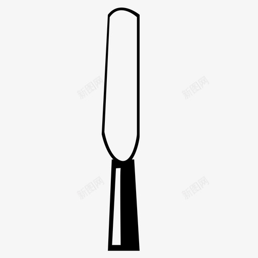 调色板刀艺术用品艺术工具图标svg_新图网 https://ixintu.com 油漆 艺术工具 艺术用品 调色板刀
