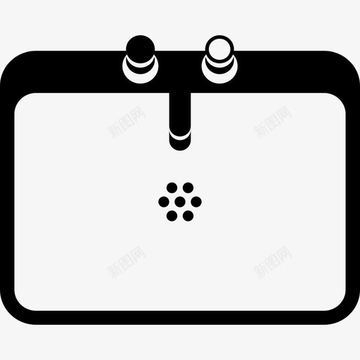 水槽清洁洗手盆厨房漂洗图标svg_新图网 https://ixintu.com 厨房 水 水槽 洗手盆 洗脸盆 清洁 漂洗