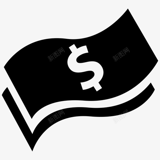 美元储蓄货币图标svg_新图网 https://ixintu.com 储蓄 商业 收益 现金 票据 经济 美元 财富 货币 金融