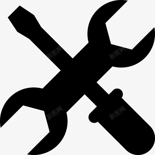 工具固定器车库图标svg_新图网 https://ixintu.com 固定器 工具 工具箱 手动工具 扳手 螺丝刀 设置 车库