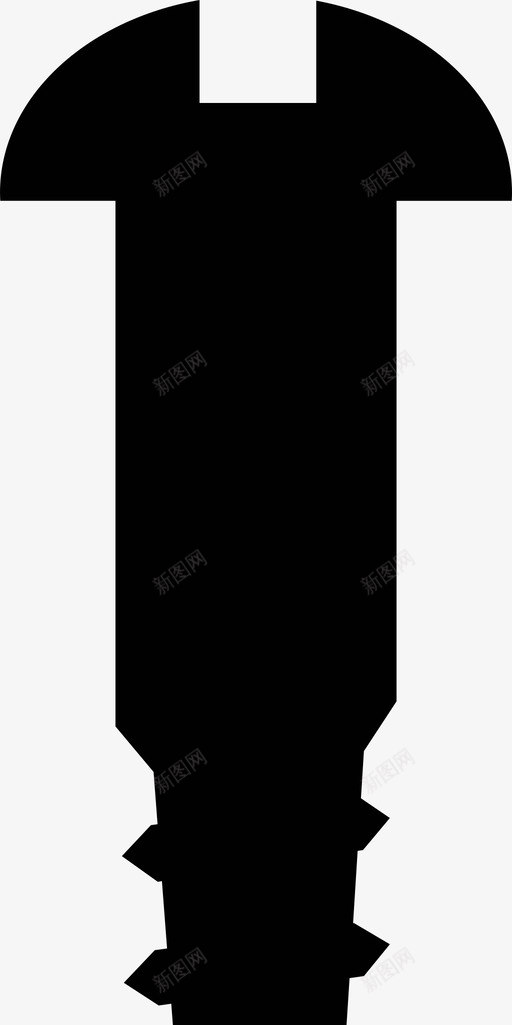 螺钉连接结构固定金属图标svg_新图网 https://ixintu.com 修理 固定 工具 结构 螺丝刀 螺钉 连接 金属 钉子