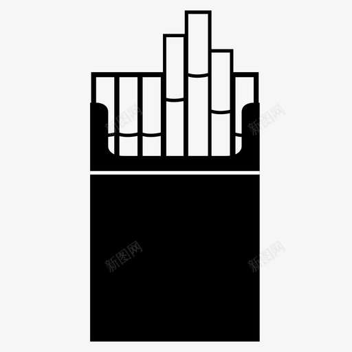 香烟危险毒品图标svg_新图网 https://ixintu.com 包装 危险 吸烟 尼古丁 毒品 烟草 香烟