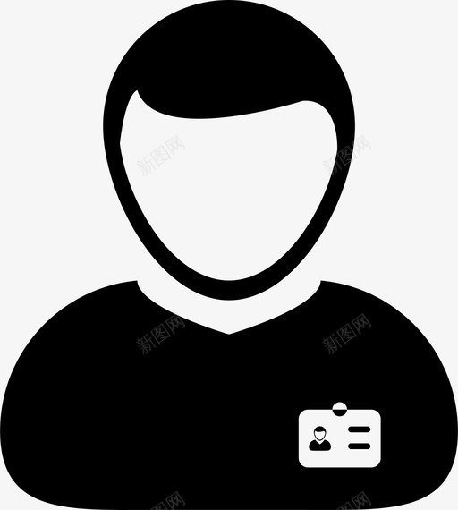 用户志愿者人员图标svg_新图网 https://ixintu.com 人员 代理人 医生 员工 开发人员 徽章 志愿者 承包商 用户 管理员
