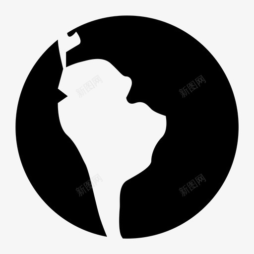 全球美国巴西图标svg_新图网 https://ixintu.com 世界 全球 南美洲 国家 大陆 巴西 美国 陆地
