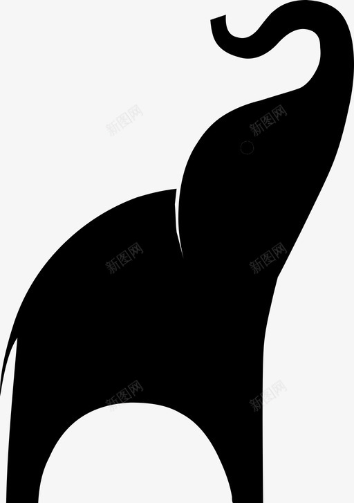 大象动物生物图标svg_新图网 https://ixintu.com 动物 动物园 大象 生物 自然 野生动物