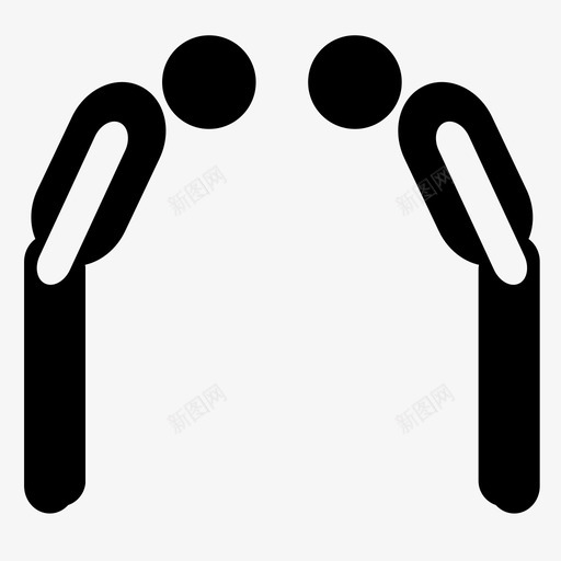 鞠躬空手道人图标svg_新图网 https://ixintu.com 15°鞠躬 人 尊敬 感谢的鞠躬 空手道 鞠躬 鞠躬小人