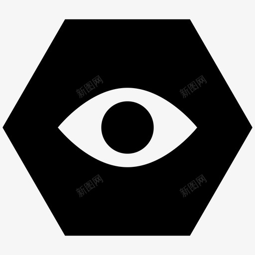 天意之眼眼珠几何学图标svg_新图网 https://ixintu.com 几何学 天意之眼 看见 眼珠