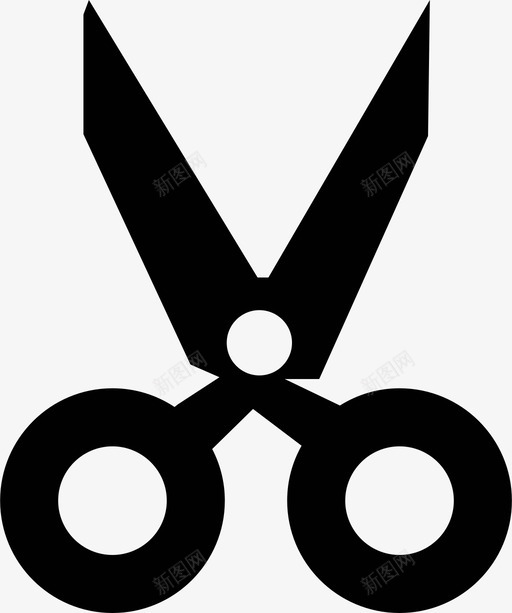 剪刀手工纸图标svg_新图网 https://ixintu.com 剪刀 手工 纸