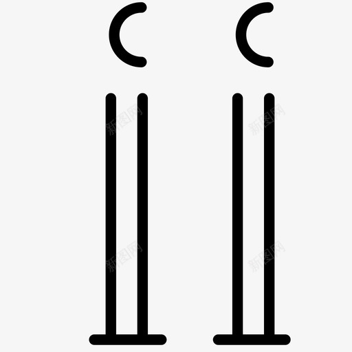 蜡烛白粉火焰图标svg_新图网 https://ixintu.com 光 火焰 灯 犹太 白粉 蜡烛