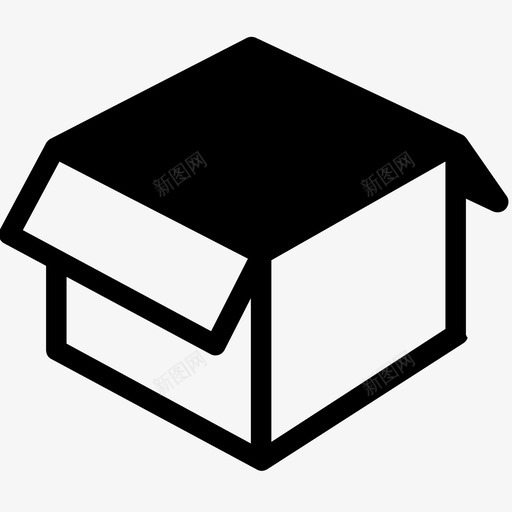 箱子纸板箱移动打开包装图标svg_新图网 https://ixintu.com 包装 包裹 打开 移动 箱子 纸板箱 邮寄