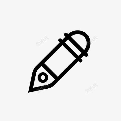 钢笔画画插图图标svg_新图网 https://ixintu.com 书写 插图 画画 线条 钢笔 钢笔工具 铅笔
