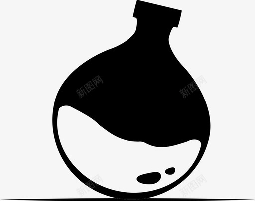 烧瓶瓶子坏东西图标svg_新图网 https://ixintu.com 坏东西 法力 烧瓶 玻璃 瓶子 科学 科学家 药剂
