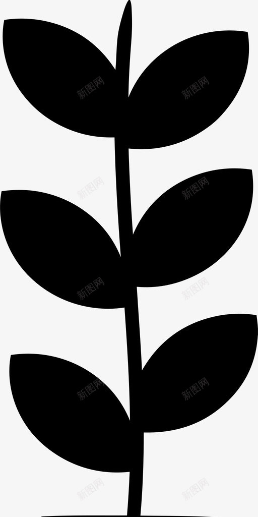 植物花园绿叶植物图标svg_新图网 https://ixintu.com 树木 植物 盆栽 种植 绿叶植物 花园 花盆 霍普斯植物