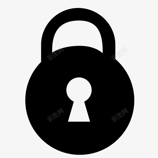 锁进入锁孔图标svg_新图网 https://ixintu.com 进入 锁 锁孔 锁定