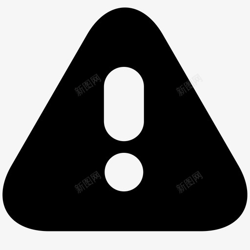 警告错误图标svg_新图网 https://ixintu.com 图标 圆角 提示 警告 通知 错误
