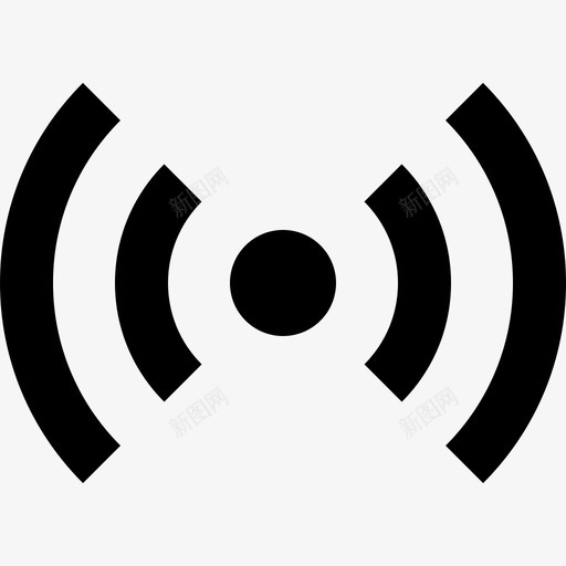 信号wifi波形图标svg_新图网 https://ixintu.com rss wifi 互联网 信号 天线 无线 服务 波形 网络 频率