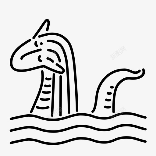 尼斯湖怪兽尼斯湖水怪八角图标svg_新图网 https://ixintu.com 八角 尼斯湖 尼斯湖怪兽 尼斯湖水怪 水马 游泳 生物 神话