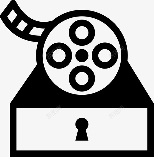 电影保存保险箱保存图标svg_新图网 https://ixintu.com 保存 保险箱 博物馆 历史 文化遗产 电影 电影保存 电影卷 电影院 钥匙