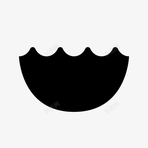 水海洋河流图标svg_新图网 https://ixintu.com 水 河流 波浪 海洋 湖泊 潮汐 潮湿 蒸汽 风暴