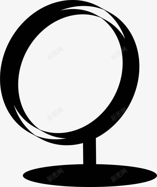 化妆镜脸时尚图标svg_新图网 https://ixintu.com 化妆 化妆镜 女士 时尚 脸