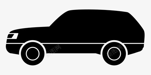 吉普车4轮车4x4全地形车汽车图标svg_新图网 https://ixintu.com 4x4 4轮车 全地形车 吉普车 四轮驱动 揽胜 汽车 路虎 运输