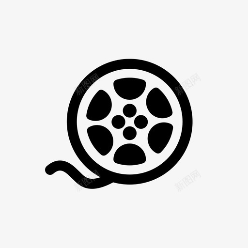 胶卷16mm8mm图标svg_新图网 https://ixintu.com 16mm 8mm 电影 电影院 电影院卷 胶卷