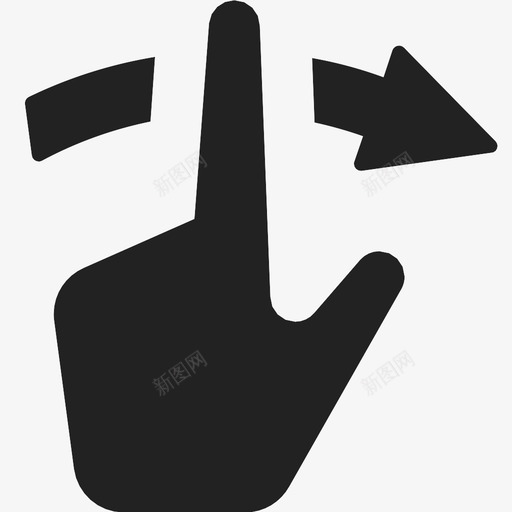 向右滑动按钮手指手势手图标svg_新图网 https://ixintu.com 向右滑动 平板电脑 手 手势 手指 按钮 界面 触摸