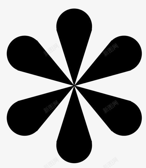星号标记标点图标svg_新图网 https://ixintu.com 复古 星号 标点 标记