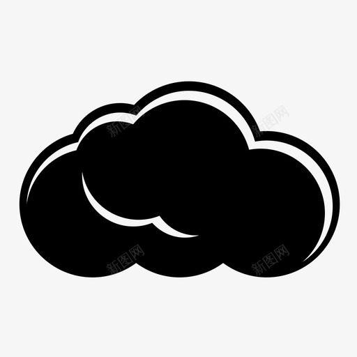 云雨天风暴天气图标svg_新图网 https://ixintu.com 云 天 天气 雨 风暴