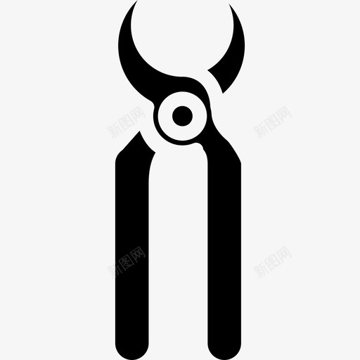 钳子工具和用具自己动手装满图标svg_新图网 https://ixintu.com 工具和用具 自己动手装满 钳子