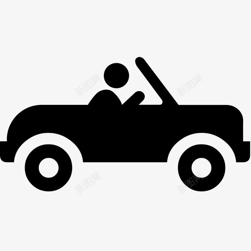 敞篷车车顶软顶图标svg_新图网 https://ixintu.com 交通 双座汽车 技术 敞篷车 旅行 车顶 软顶 运输 速度