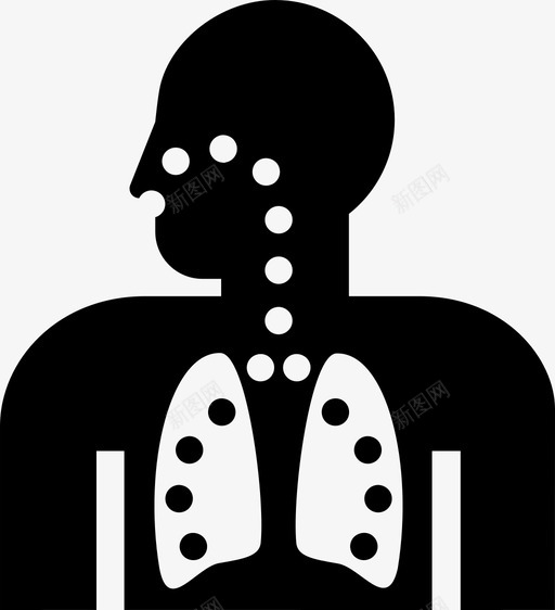 肺生物保健人医学图标svg_新图网 https://ixintu.com 人 保健 保健符号 医学 呼吸 生物 肺