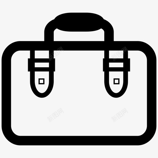公文包包专业图标svg_新图网 https://ixintu.com 专业 书包 公文包 包 工作 手提箱