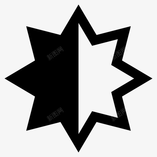 明星新兴半明星图标svg_新图网 https://ixintu.com 半明星 新兴 明星 积分 胜利