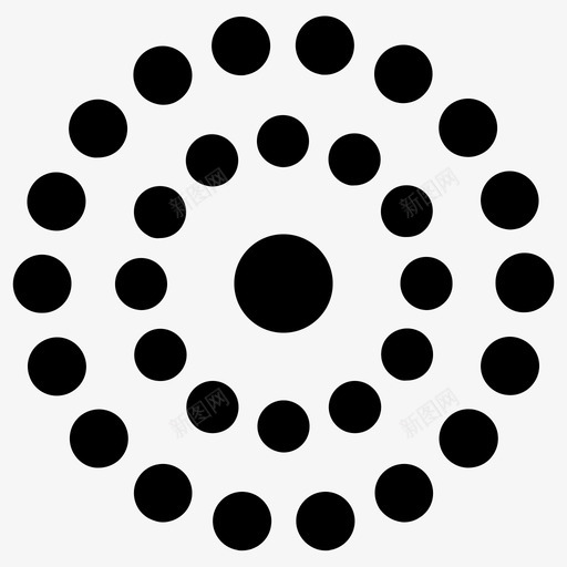 效果影响按钮图标svg_新图网 https://ixintu.com 加载 圆圈 影响 按钮 效果 波纹 环 设计